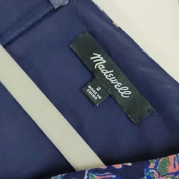 Madewell Orchard Flutter-Sleeve Dress in Fan Floral Mix - Picture 13 of 13